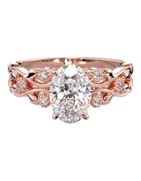 Festive Feeniks Twin Oval 1.06ct diamantring 752-106-PK