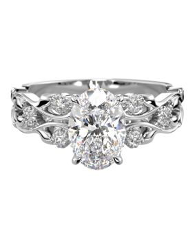 Festive Feeniks Twin Oval 1.06ct diamantring 752-106-VK
