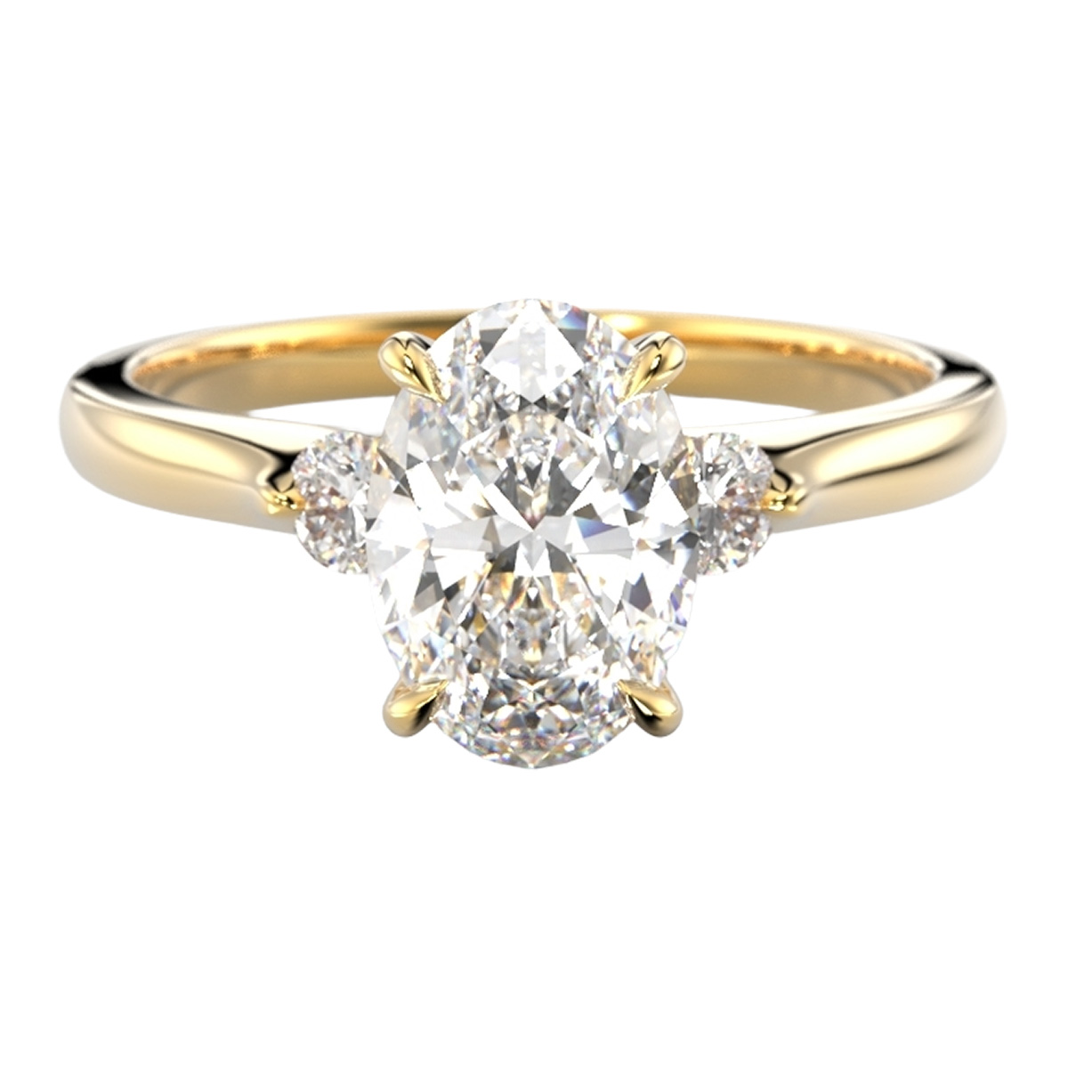 Festive Megan Oval 1.14 ct diamantring 753-1KK