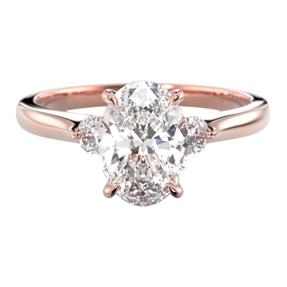 Festive Megan Oval 1.14 ct diamantring 753-1PK
