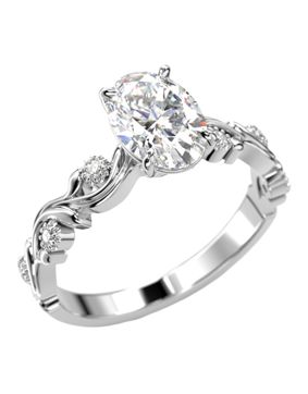 Festive Feeniks Lux Oval 1.06ct diamantring 754-106-VK