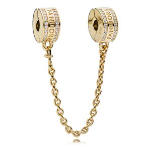 Pandora 14k Gold-Plated Logo säkerhetskedja 768642C01 main product photo