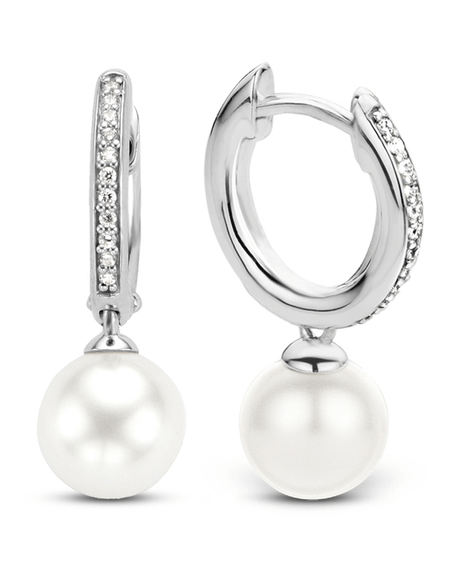 TI SENTO pärlörhängen 7696PW