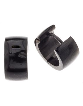 Silver Bar svart läkringar 7x10 mm stål 7715