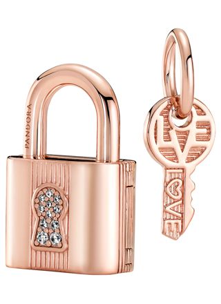 Pandora berlock dangle Padlock & Key 780088C01