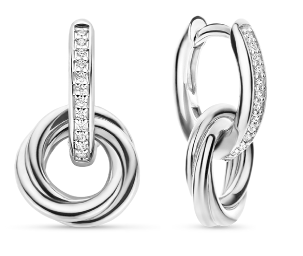 TI SENTO silver örhängen 7857ZI