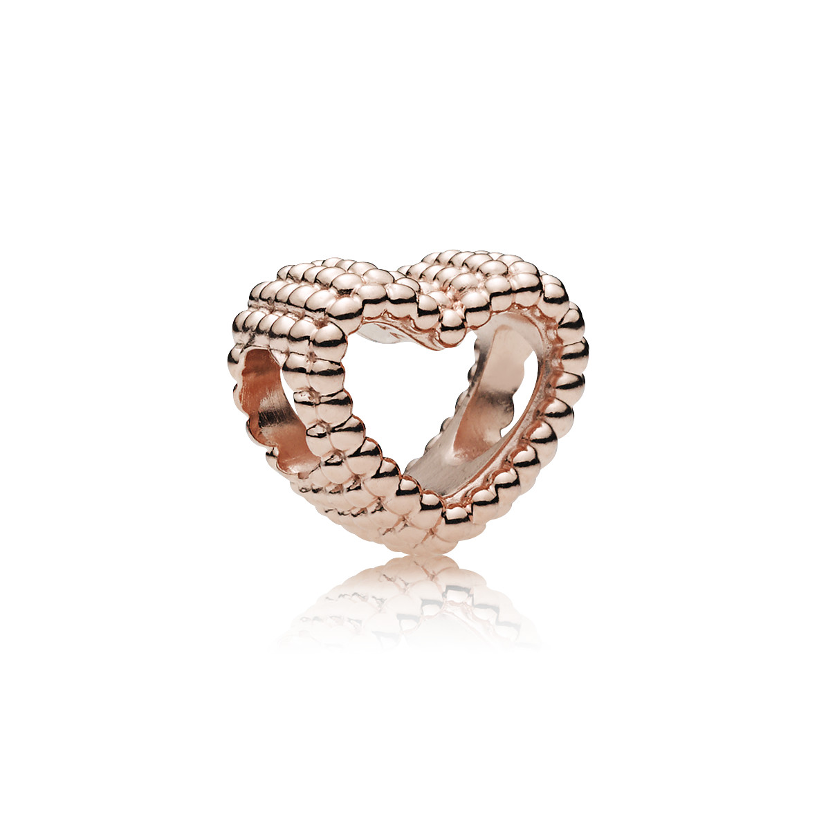 Pandora Beaded Heart Rose 787516 berlock