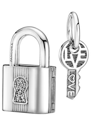 Pandora berlock dangle Padlock & Key 790088C01