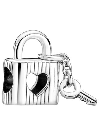Pandora berlock Padlock & Heart Key 790095C01