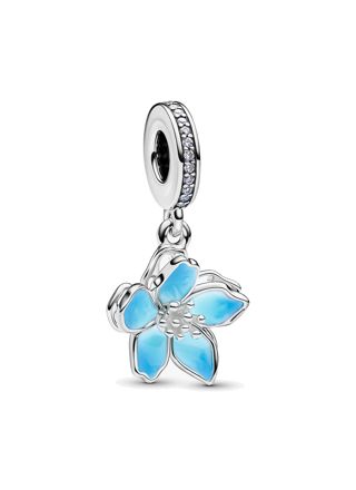 Pandora Moments blå blomma berlock 790667C02