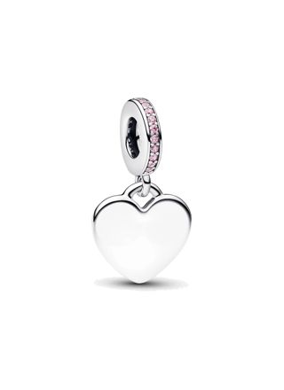 Pandora Moments graverbart hjärthänge rosa 793926C02