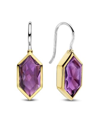 TI SENTO Star light pink stone örhängen 7945PU