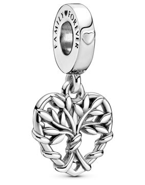 Pandora People charm Heart Family Tree 799149C00
