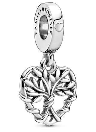Pandora People charm Heart Family Tree 799149C00