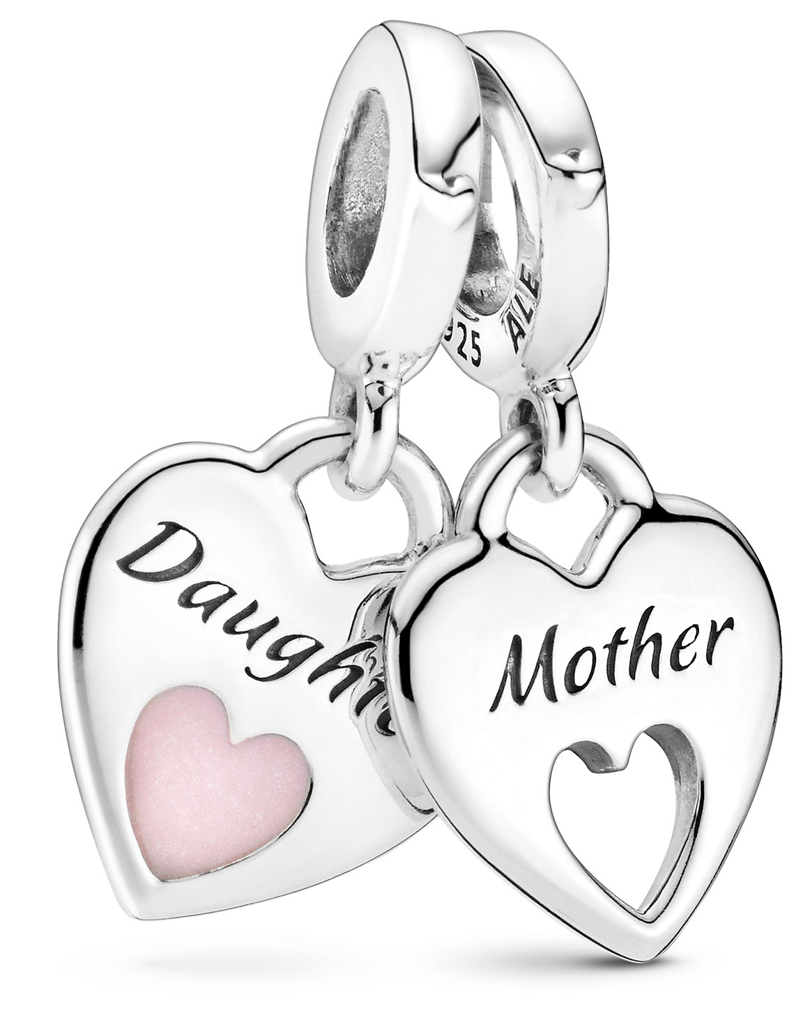 Pandora People charm Mother & Daughter Split Heart 799187C01
