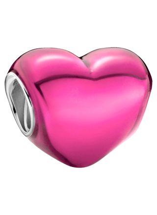 Pandora berlock Metallic Pink Heart 799291C03