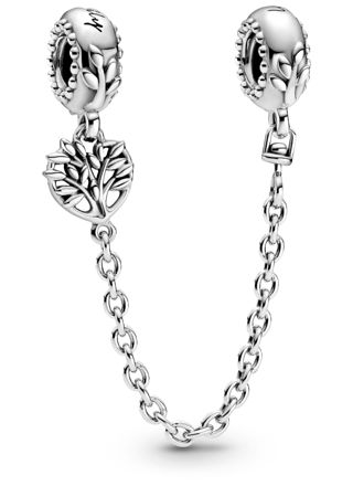 Pandora säkerhetskedja Safety Chain Heart Family Tree 799293C00-05