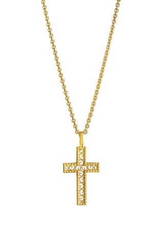 Lempikoru Heart gulguldplaterad silverkors 59 066 00 500