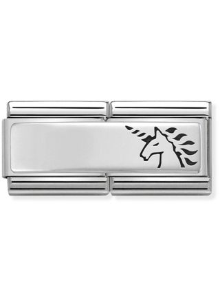 Nomination Silvershine Double Unicorn 330710-18