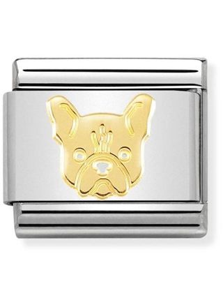 Nomination Gold French Bulldog 030162-54