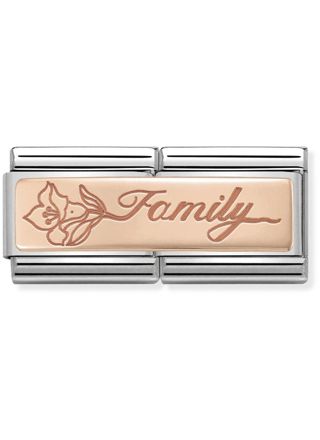 Nomination Rose Gold Double Family 430710-17