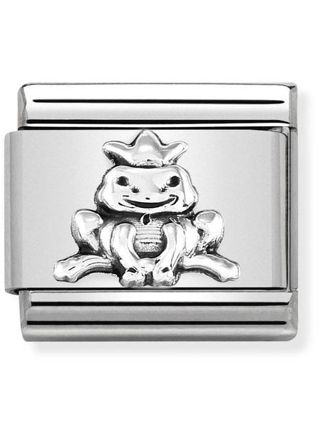 Nomination Silvershine Frog with Crown 330101-36