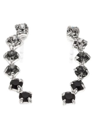 Silver Bar helix smycken 3-färgad svart 18 mm 8075