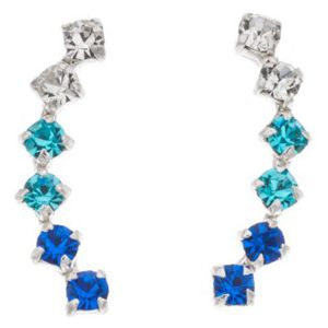 Silver Bar helix smycken 3-färgad blå 18 mm 8076 main product photo