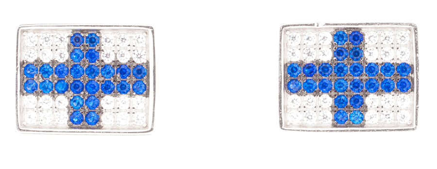 Silver Bar Finland 100 år örhängen 8 x 11 mm 8138