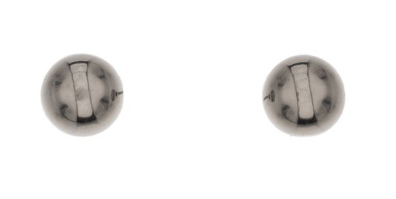 Silver Bar titan kulor 4 mm örhängen 8158