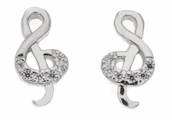 Silver Bar Klav örhängen 10 mm 8210