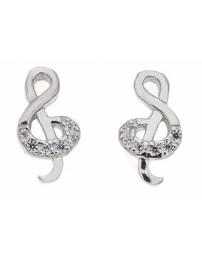 Silver Bar Klav örhängen 10 mm 8210