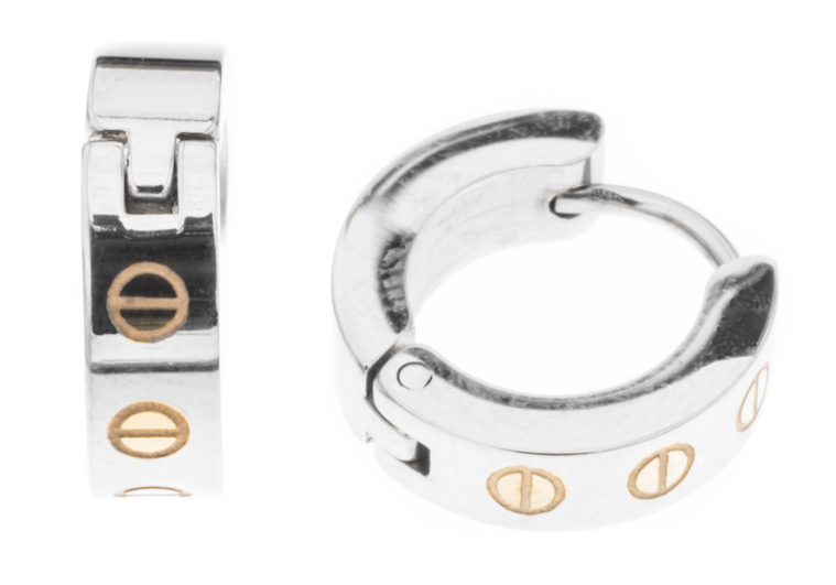 Silver Bar läkringar 4x14 mm stål 8233