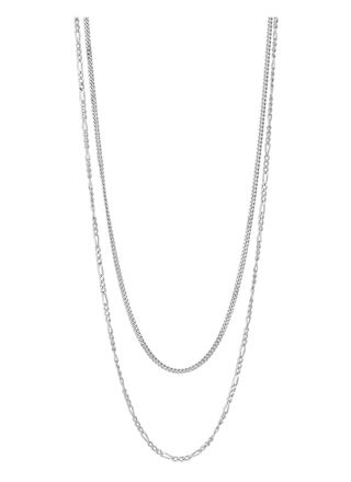 Nordahl Jewellery FIGARO52 halsband 40+45cm silver 825 796