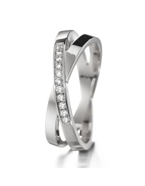 Lumoava Together diamantring vitguld 826190000