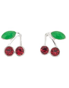 Silver Bar cherry zirkon örhängen 7 mm 8276