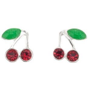 Silver Bar cherry zirkon örhängen 7 mm 8276 main product photo