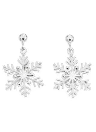 Silver Bar snöflingaörhängen 20 mm 8282