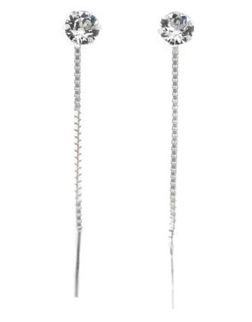 Silver Bar zirkon örkedja klar 4 mm 8291