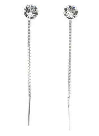 Silver Bar zirkon örkedja klar 4 mm 8291