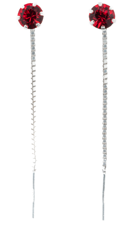 Silver Bar zirkon örkedja rod 4 mm 8295