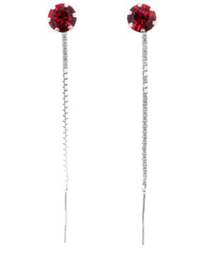 Silver Bar zirkon örkedja rod 4 mm 8295