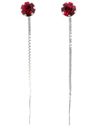 Silver Bar zirkon örkedja rod 4 mm 8295