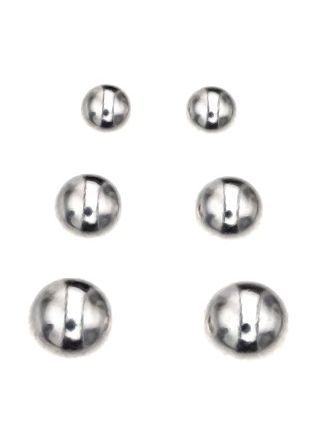 Silver Bar silver örhängen 3-pack 3+4+5 mm 8324