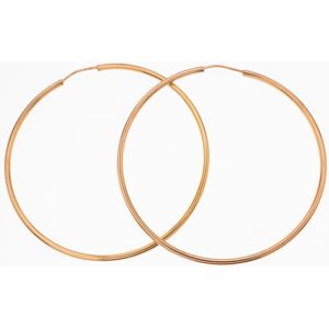 Silver Bar hoops guldpläterad silver 50 mm 8406 main product photo