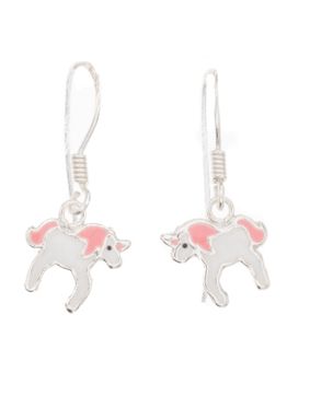 Silver Bar Unicorn hängande örhängen 22 mm 8462