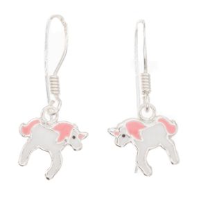 Silver Bar Unicorn hängande örhängen 22 mm 8462 main product photo