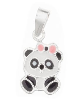 Silver Bar Baby Panda hängsmycke 9 mm 8478