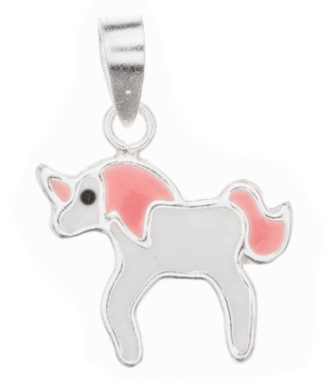Silver Bar unicorn hängsmycke 17 mm 8479
