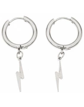 Silver Bar läkringar Blixt 12 mm stål 8605